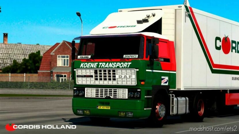 DAF F241 Paintjobs Koene Transport’s Gravenzande [1.43] for Euro Truck Simulator 2