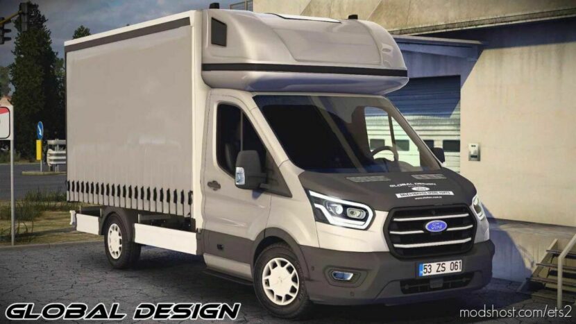 ETS2 Ford Truck Mod: Transit Megapack Global Design 1.43 (Featured)