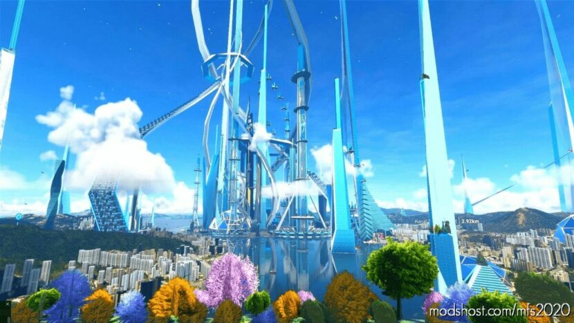 Future Fantasy Hong Kong City for Microsoft Flight Simulator 2020