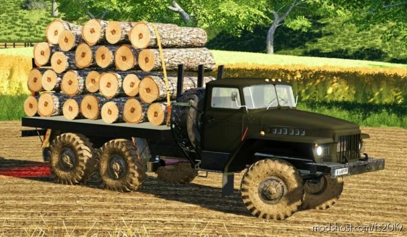 Ural 375 LOG Truck for Farming Simulator 19