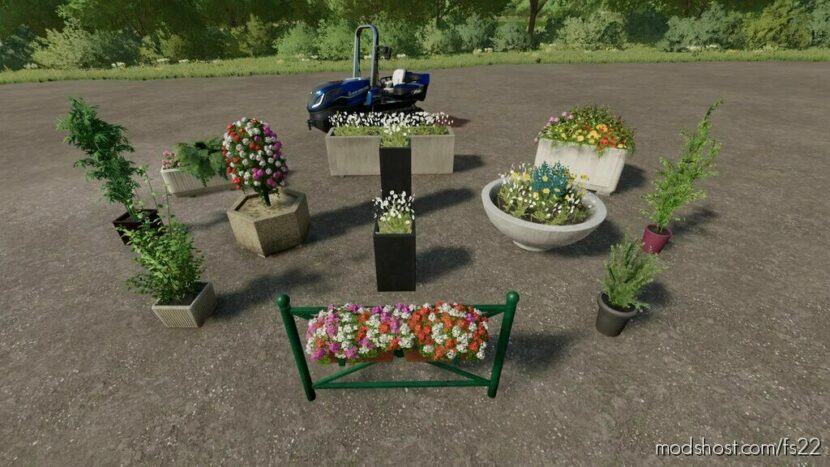 Flower Pots Pack for Farming Simulator 22