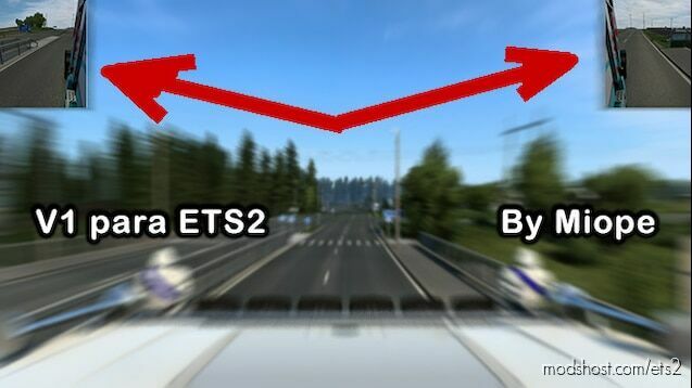 Mirrors ON The Edges for Euro Truck Simulator 2