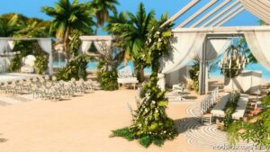 Sims 4 House Mod: Beach Wedding – NO CC (Image #2)