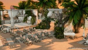 Sims 4 House Mod: Beach Wedding – NO CC (Image #8)