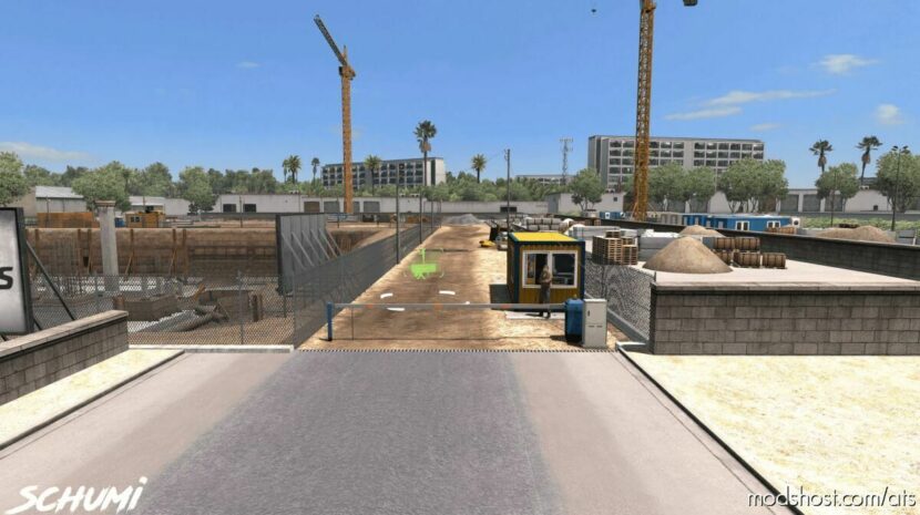 Animated Gates In Companies V1.3 for American Truck Simulator