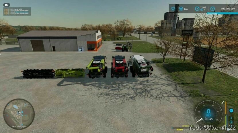 Claas Lexion 2 In 1 Pack V1.2 for Farming Simulator 22