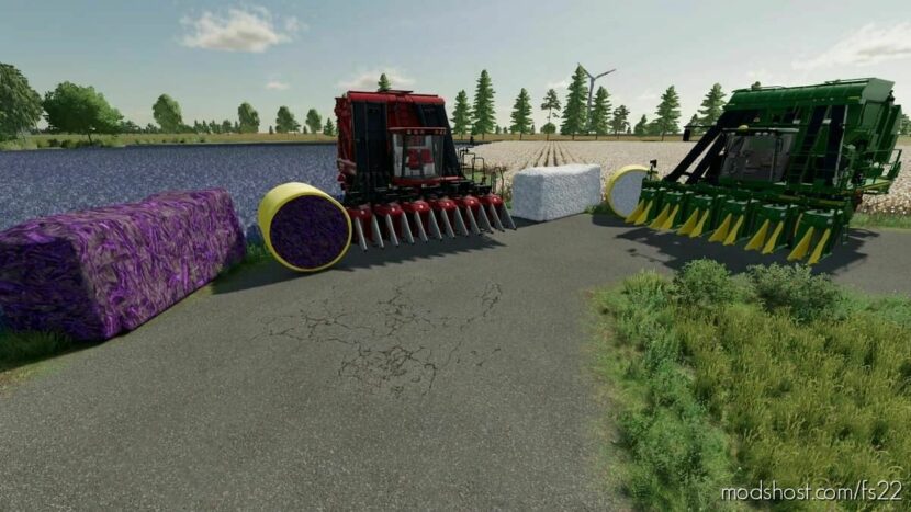 Harvester For Cotton And Lavender for Farming Simulator 22