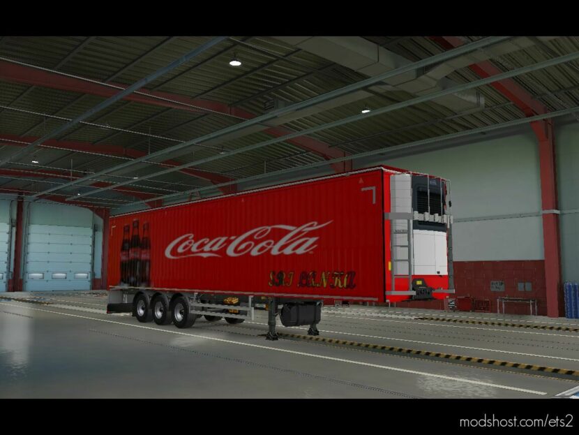 Cocacola Tailer Skin Mod for Euro Truck Simulator 2