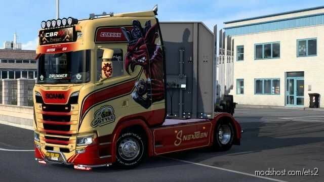 Scania S NG Angry Griffin Skin for Euro Truck Simulator 2