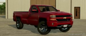 FS22 Chevy Car Mod: 2017 Chevy Silverado 1500 Single CAB Long BED (Featured)