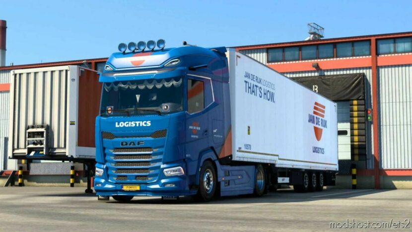JAN DE Rijk Skin For 2021 DAF XG for Euro Truck Simulator 2
