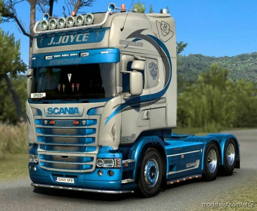 J. Joyce Transport Skin RJL Scania v1.0 1.43 for Euro Truck Simulator 2