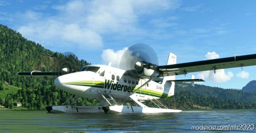 Wideroe “1990 Livery” Dhc-6-300Flp Twin Otter for Microsoft Flight Simulator 2020