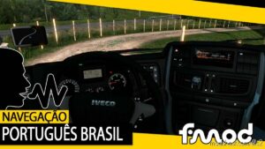 Brazilian Voice Navigation V1.3.3 for Euro Truck Simulator 2