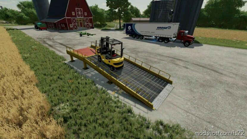 Loading Ramp With Dock Leveler for Farming Simulator 22