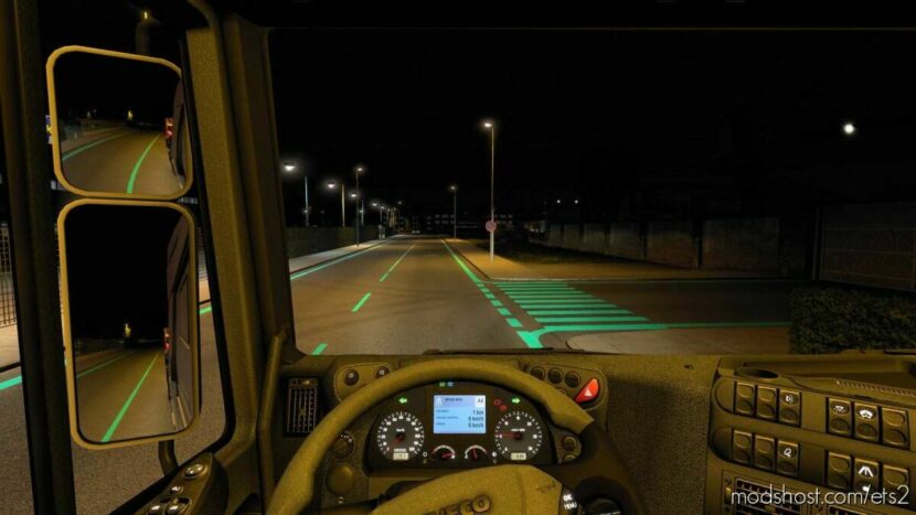 Phosphoric Road Markings V3.0 for Euro Truck Simulator 2