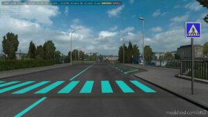 ETS2 Mod: Phosphoric Road Markings V3.0 (Image #2)