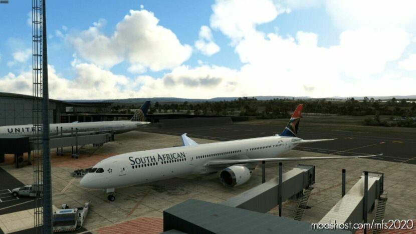 Boeing 787-10 South African Airways Livery for Microsoft Flight Simulator 2020