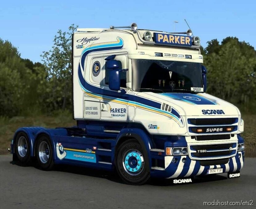 Parker Transport RJL Scania T Skin for Euro Truck Simulator 2