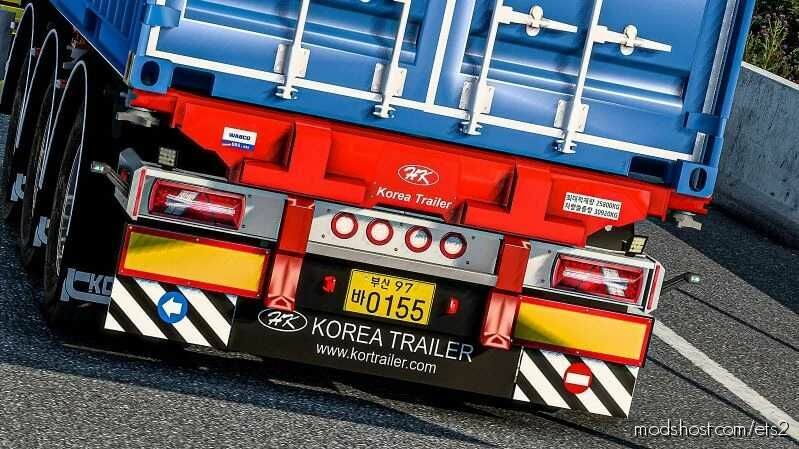 Korean Trailer Combine Trailer [1.43] for Euro Truck Simulator 2