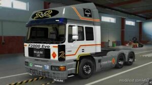 ETS2 MAN Skin Mod: Paintjob MAN F2000 EVO 1.43 (Image #5)