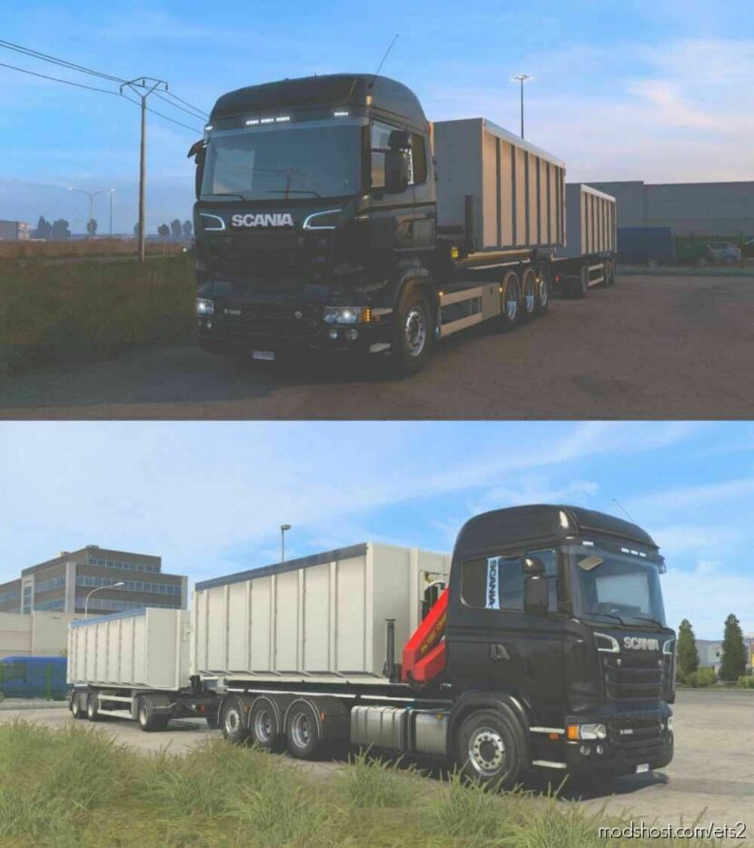 Hooklift Addon For RJL & Scania S V1.1 for Euro Truck Simulator 2