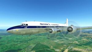 MSFS 2020 DC-6B Livery Mod: Pmdg DC-6B Avianca (HK-428) (Image #2)