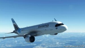 MSFS 2020 A32NX Mod: FBW A32NX | Eurowings Livery | D-Aena (Featured)