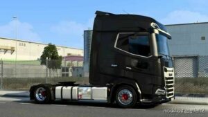 ETS2 DAF Part Mod: LOW Deck Chassis Addon For DAF 2021 V1.3 1.43 (Image #3)