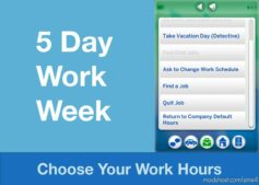 5 DAY Work Week: Choose Your OWN Work Hours for The Sims 4