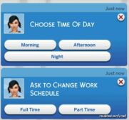 Sims 4 Mod: 5 DAY Work Week: Choose Your OWN Work Hours (Image #3)