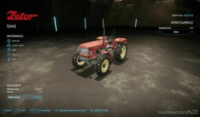 FS22 Zetor Tractor Mod: UR1 Pack (Image #3)