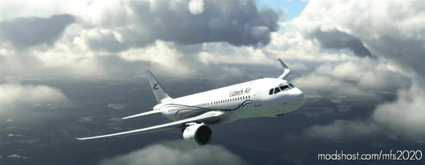 Livery A320Neo Lübeck AIR for Microsoft Flight Simulator 2020