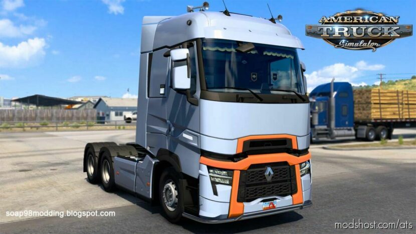 Renault T EVO v2.1 for ATS 1.43 by soap98 for American Truck Simulator