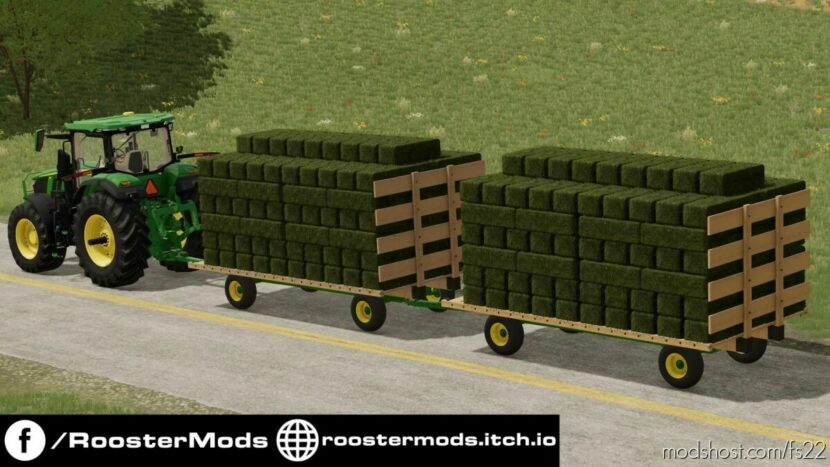 John Deere 1075 HAY Wagon for Farming Simulator 22