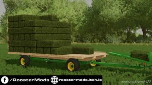 FS22 John Deere Trailer Mod: 1075 HAY Wagon (Image #3)