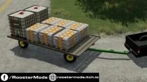 FS22 John Deere Trailer Mod: 1075 HAY Wagon (Image #4)