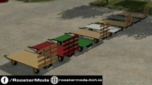 FS22 John Deere Trailer Mod: 1075 HAY Wagon (Image #5)