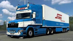 ETS2 Scania Skin Mod: RJL T Sties Combo Chereau 1.43 (Image #3)