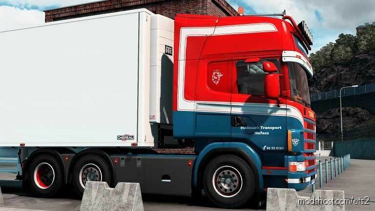 Scania RJL R4 EX Hanstholm Container Transport Skin [1.43] for Euro Truck Simulator 2