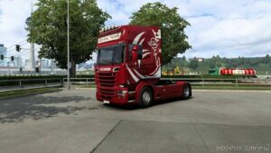 ETS2 Scania Mod: Skin Admiral Trans (Image #2)