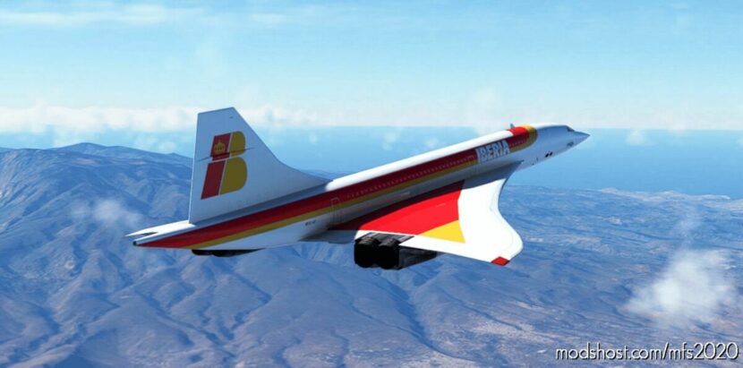 DC Concorde – Iberia Retro for Microsoft Flight Simulator 2020