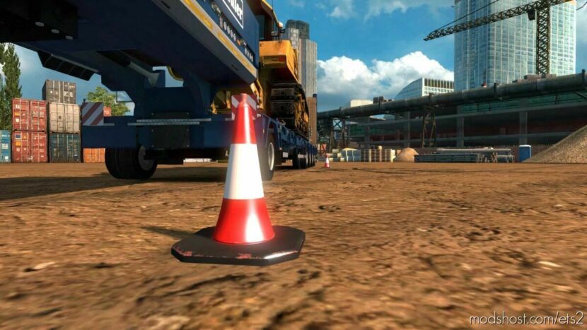 Traffic Cones Marker V1.1 for Euro Truck Simulator 2
