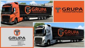 ETS2 Krone Mod: Combo Skin Grupa Transportowa (Featured)