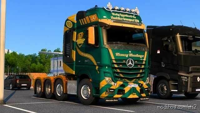 Nutty Logistics & Logistics & CO Skin for Euro Truck Simulator 2