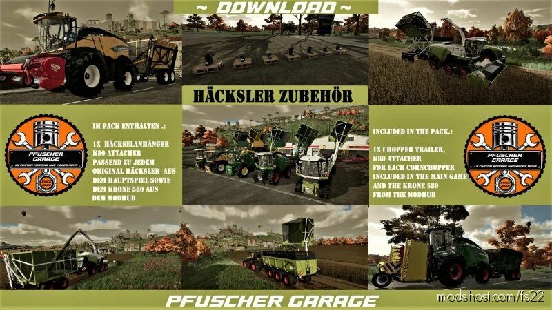 PG22 Haecksler Equip for Farming Simulator 22