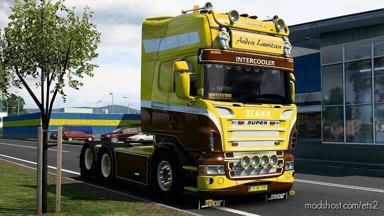 Scania RJL Anders Lauritzen EX Morten Skov Skin [1.43] for Euro Truck Simulator 2