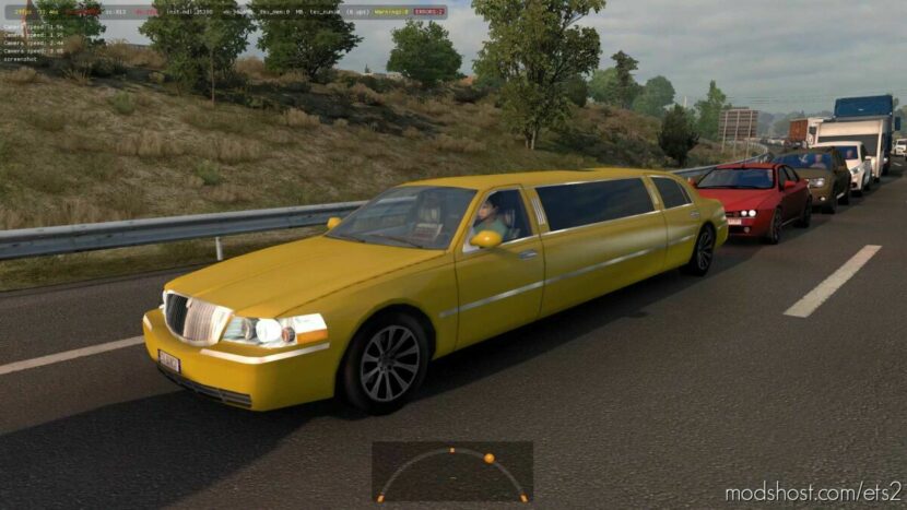 Lincoln Limousine In Traffic Fixed V2.0 for Euro Truck Simulator 2