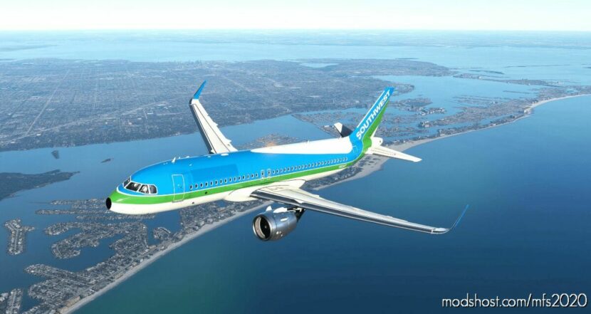 Southwest (AIR Florida) [8K] – FBW A32NX V1.1 for Microsoft Flight Simulator 2020