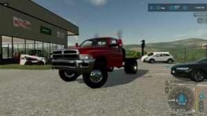 FS22 Vehicle Mod: 1995 RAM 3500 Flatbed V2.0 (Image #3)